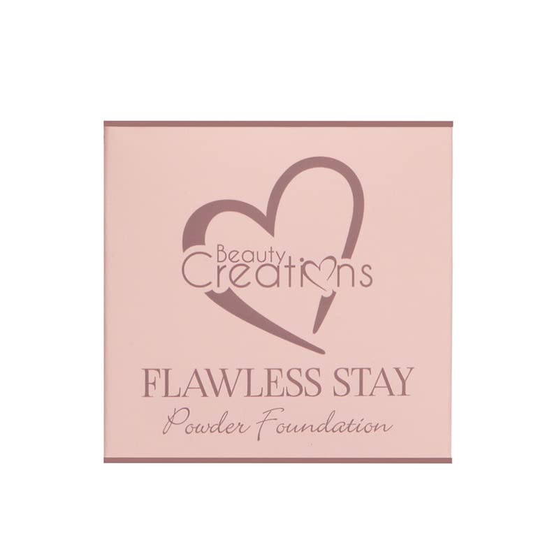 Beauty Creations Flawless Stay Powder Foundation SPF 4.0 | Medium-Full Coverage Pressed Powder