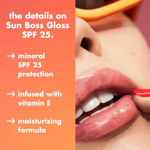 e.l.f. Sun Boss Lip Gloss SPF 25 - Blush Much? Tinted High-Shine Lip Moisturizer