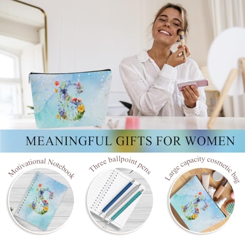 Personalized Monogrammed Gift Set for Women - Letter S, 6 Pieces
