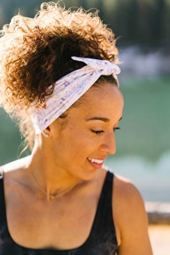 Blossom Maven Thread 4-Inch Wide Workout Headbands for Women 2-Pack