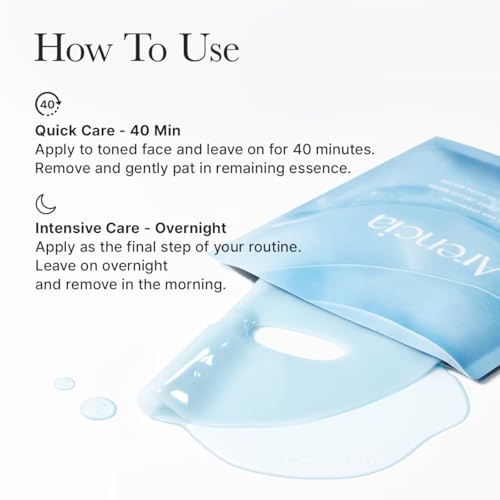 ARENCIA PDRN Blue Collagen Hydrogel Face Mask - Cooling & Hydrating (4 Pack)