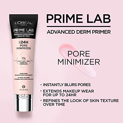 L'Oreal Paris Prime Lab 24H Pore Minimizer Face Primer with AHA