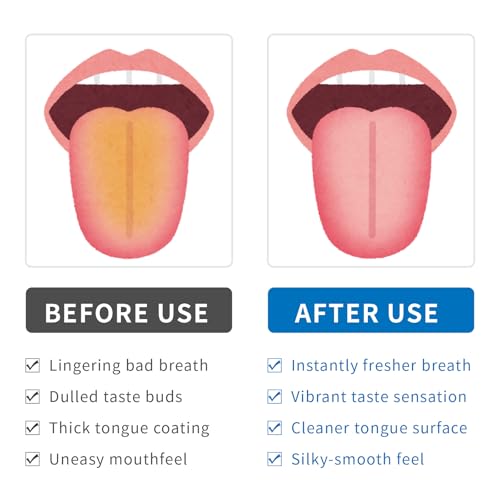Disposable Tongue Scraper with Toothpick - 100 Pack for Fresh Breath & Oral Hygiene