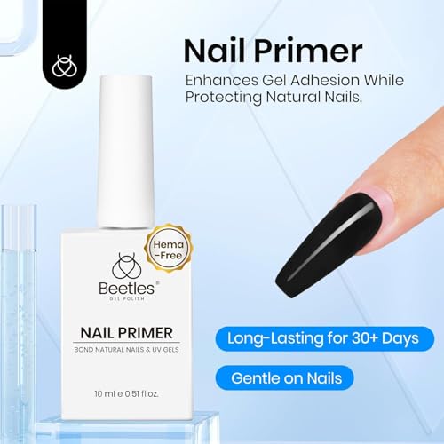 Beetles Gel Nail Glue Kit - 10ml Nail Dehydrator & Primer Set