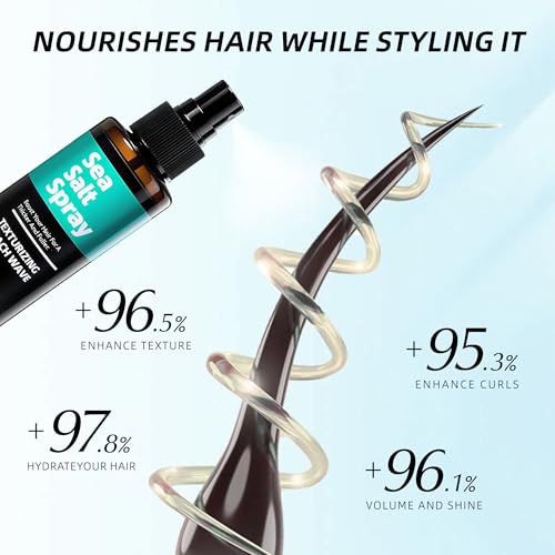Men's Sea Salt Spray for Beach Waves - Volume & Texture Mist, 5 fl oz