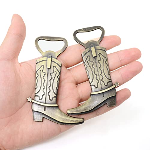 Cowboy Boot Bottle Openers - 4PCS Novelty Beer & Wine Openers