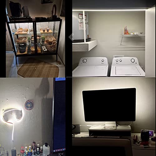 5V USB LED Light Strip 4.9ft - Daylight COB Under Cabinet Lighting