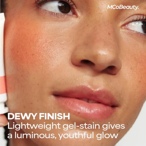 MCoBeauty Cheek & Lip Tint Dusk Cherry Red 2-in-1 Gel-Stain