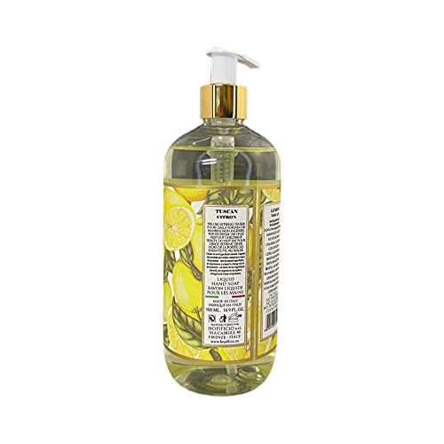 Hopificio Luxury Liquid Hand Soap - Tuscan Lemon, Organic & Moisturizing