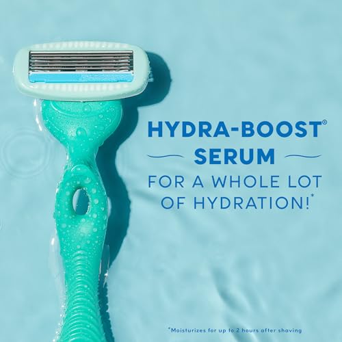Schick Hydro Silk Ultra Sensitive Razor for Women | Womens Razor for Sensitive Skin, 5 Blade Razors for Women, Womens Razors for Shaving, Includes 1 Handle & 7 Refills