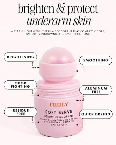 Truly Beauty Soft Serve AHA Serum Deodorant - Brightening & Odor Control