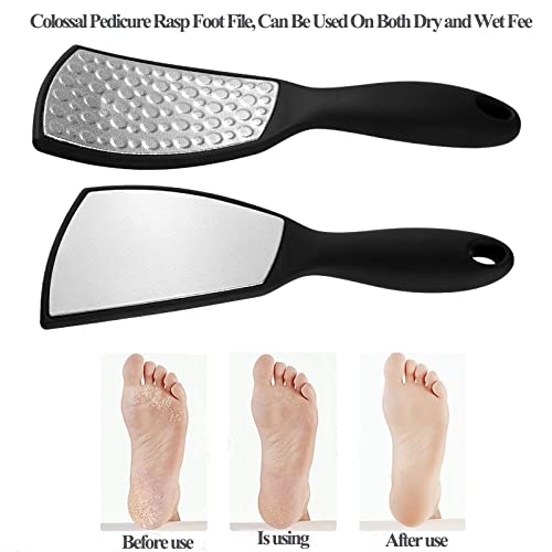 Double Sided Foot Rasp File Callus Remover Stainless Steel Pedicure Tool