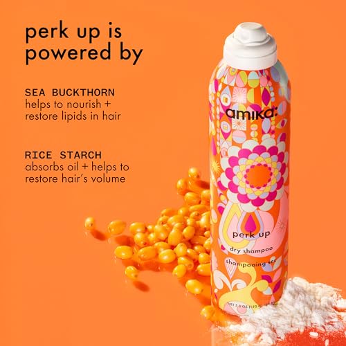 Amika Perk Up Talc-Free Dry Shampoo with Pink Grapefruit & Vanilla - 2.5 oz