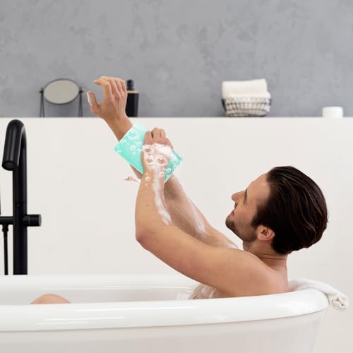 2-Pack Exfoliating Soap Savers for Bar Soap - Mesh Shower Bags
