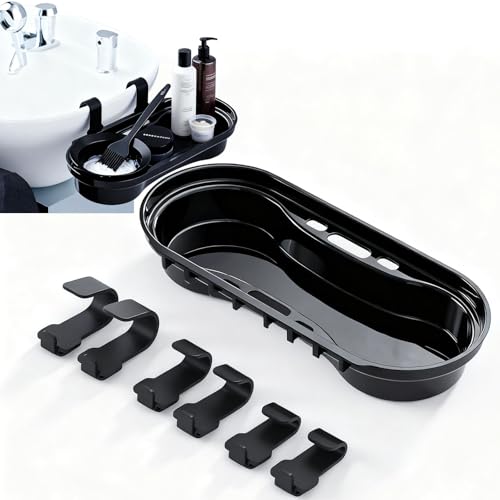Salon Shampoo Bowl Tray Organizer for Hairdressing Tools & Color Bowls
