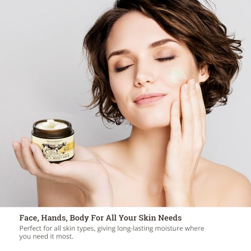 Blooskim Beef Tallow Honey Balm 2oz (Pack of 2) – Whipped Organic Moisturizer for Dry Skin