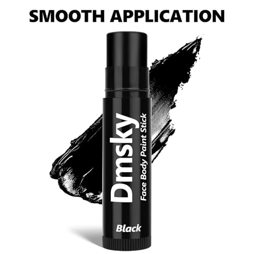 Dmsky 10 Pack Black Eye Black Sports Stick for Football, Baseball, Softball - Anti-Glare Waterproof Face Paint Kit
