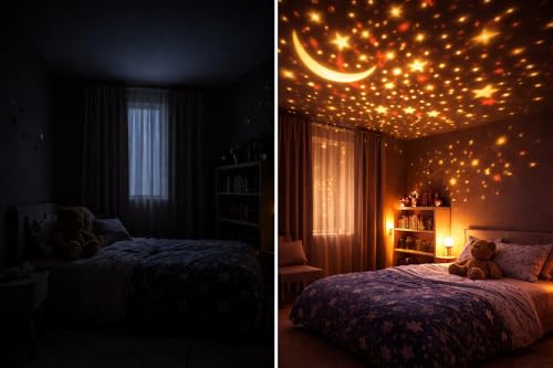 Galaxy Star Projector Night Light for Kids - Color Changing Ceiling Lamp