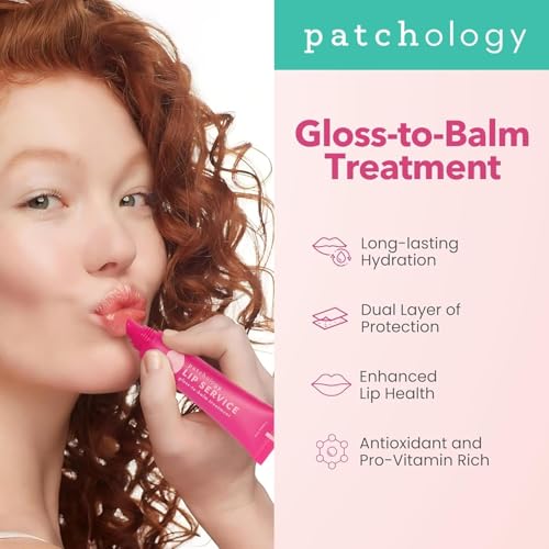 Patchology Lip Service Gloss-to-Balm Lip Gloss | Hydrating 15ml