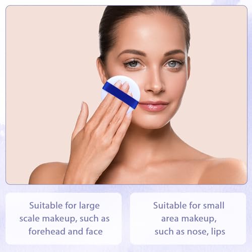 Psyqtsuary 6-Pack 3-Inch Soft Makeup Puffs for Flawless Skin
