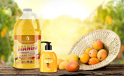 Bastion Moisturizing Liquid Hand Soap - Mango Scented - 1/2 Gallon Bulk Refill