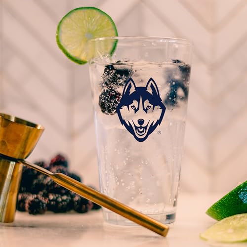 NCAA 16 oz Pint Glass - Durable Chip-Resistant Drinkware for Fans
