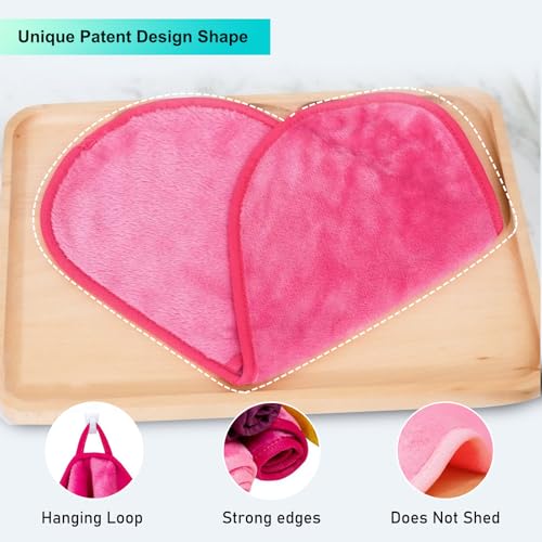 PleasingCare 3 Rosy Makeup Remover Cloth - Chemical-Free Water Cleansing Towel