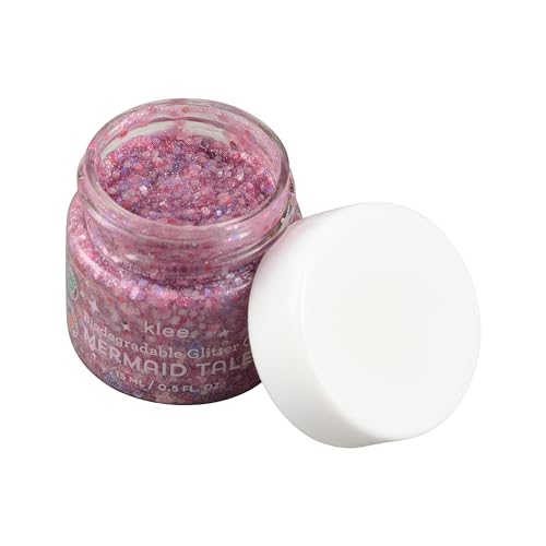 Klee Naturals Swirling Purple Makeup Kit with Nail Polish & Glitter Gel