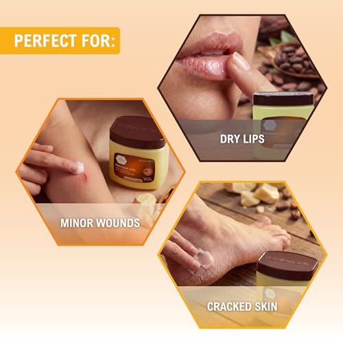 Cocoa Butter Petroleum Jelly - 8 oz Moisturizing Skin Protectant