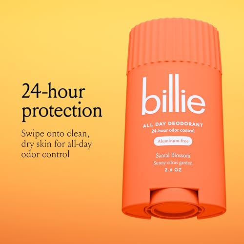 Billie All Day Deodorant for Women, Aluminum-Free, Santal Blossom