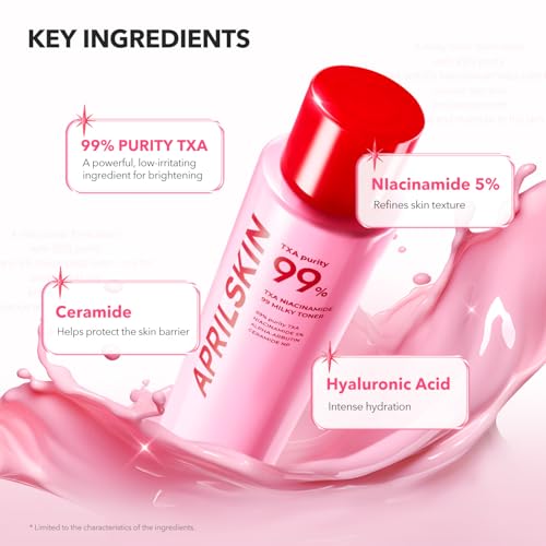 APRILSKIN Pink Milky Toner with TXA & Niacinamide - Deep Hydration