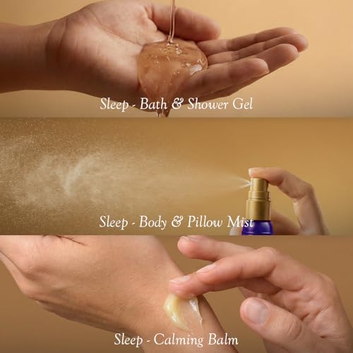 SPA CEYLON Sleep Wellness Trio Set - Ayurvedic Calming Body Care Essentials