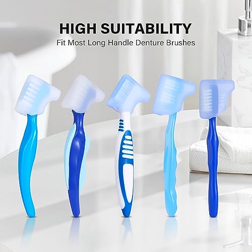 Anbbas 2-Pack Silicone Denture Brush Covers for Travel
