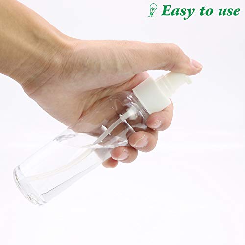 12 Pack 120ml Plastic Bottles with Duckbill Pump for Shampoo, Lotion, Body Soap & Cream