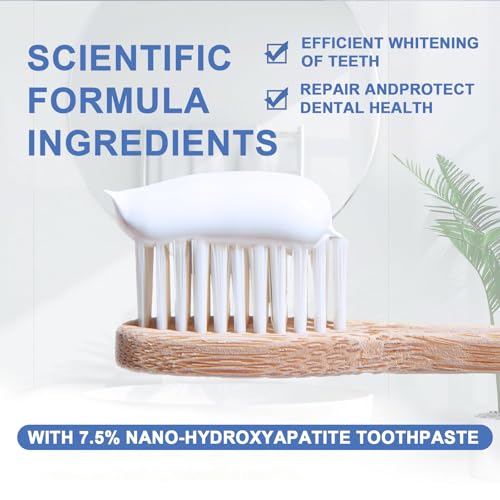SITUDAC Hydroxyapatite Toothpaste for Enamel Protection - Fluoride Free, Gentle Mint, Daily Use