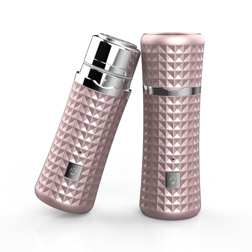 Beclerpur Rose Gold Facial Hair Remover - Painless Portable Shaver