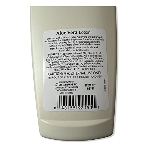 Aloe Vera Lotion 20 Fl Oz - Deep Penetrating Hydrating Skin Care