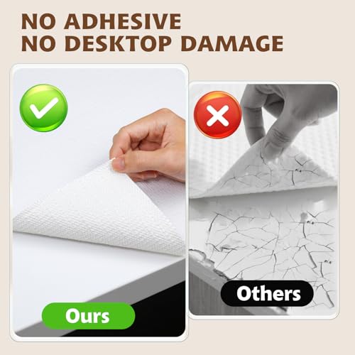 Non-Adhesive Shelf Liner 12in x 20FT - Waterproof & Non-Slip White