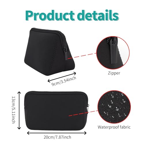Waterproof Neoprene Cosmetic Bag Organizer for Travel & Toiletries