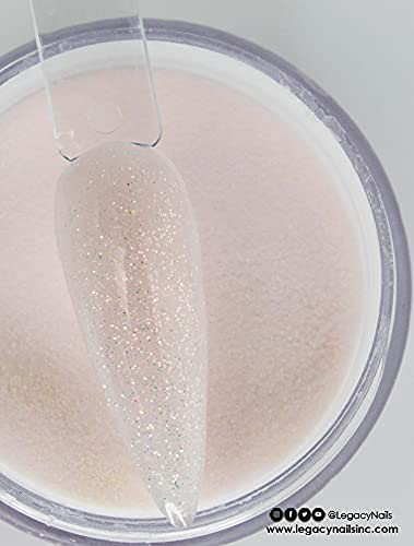 Legacy Nails Professional Bright Cover Acrylic Powder - 2 oz Cream Shimmer