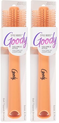 Goody Style Boost 21mm Round Hair Brush for Volume - Pack of 2