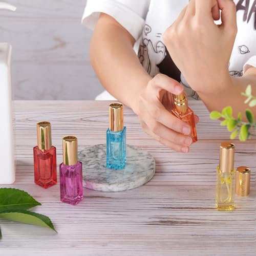 5ml Refillable Travel Perfume Bottle Set - 5pcs Glass Atomizers