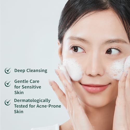 BOTEM Calm Cica Foam Face Wash for Sensitive Skin - Deep Pore Cleansing, Soothing 150ml