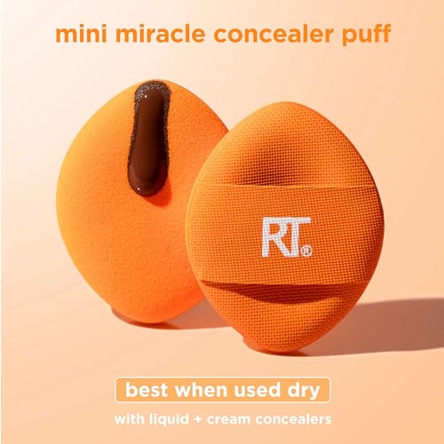 Real Techniques Mini Miracle Concealer Puffs - 6 Pack Makeup Sponges