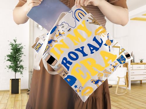 WCGXKO Gold & Royal Blue Canvas Tote Bag - Sorority Gift
