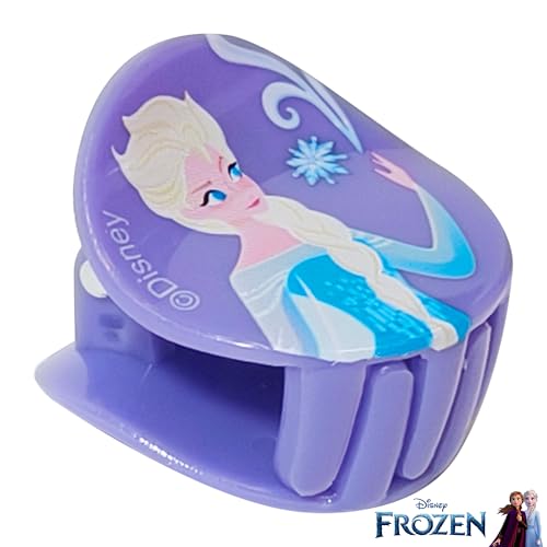 LUV HER Frozen Girl Butterfly Hair Clips Pack of 8 - Colorful Kids Hair Accessories for Ages 3+