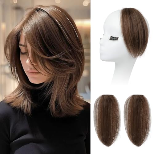 REECHO 8-Inch Clip-In Hair Volumizer Extensions for Thin Hair, 2 Pack