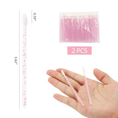 200 Disposable Lip Applicators with Precision Tips - Tbestmax