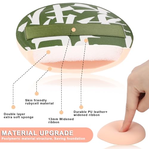 Mozeat Lens Ultra Soft Makeup Sponge Set - 4 Pcs Travel Puffs