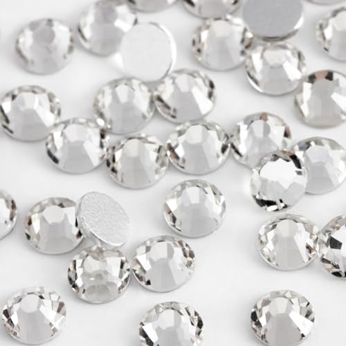 2000pcs SS20 Flatback Glass Rhinestones for Nail Art & Crafts
